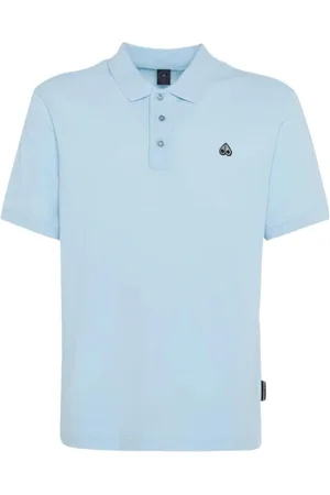 Moose Knuckles Top, Herre, Blå, XS, Polo Bluser