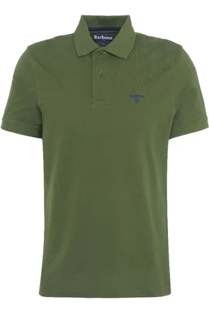 Barbour Top, Herre, Grøn, S, Bomuld, Polo Bluser