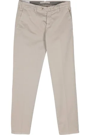 LUIGI BIANCHI MANTOVA Bukser, Herre, Grå, 2XL, Bomuld, Chinos