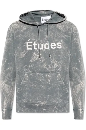 Etudes Sweathshirts & Hoodies, Herre, Grå, S, Bomuld, Lille hættetrøje