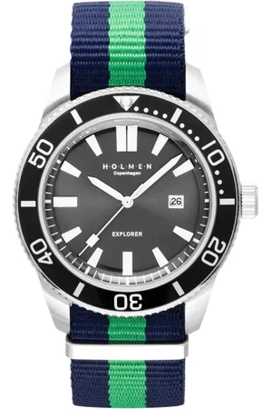 HOLMEN Copenhagen Tilbehør, Herre, Blå, ONE SIZE, Uld, Watches
