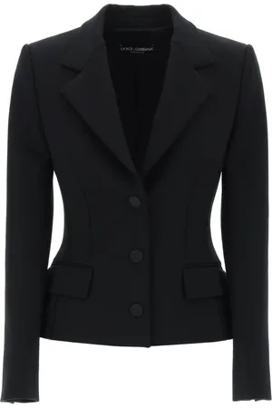 Dolce & Gabbana Jakke, Dame, Sort, S, Uld, Blazers