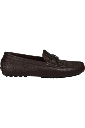 Fendi Sko, Herre, Brun, 40 EU, Uld, Loafers