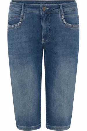 C.ro Shorts, Dame, Blå, XL, Denim, Cro Capri Bottom Up Denim 6109/436 6359-Used