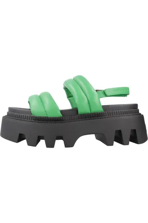 Buffalo Sko, Dame, Grøn, 37 EU, Flip Flops