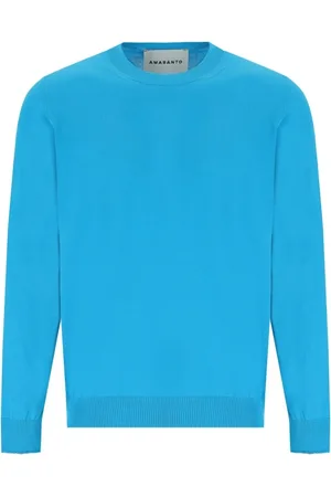AMARANTO Sweathshirts & Hoodies, Herre, Blå, M, Bomuld, Sweatshirts