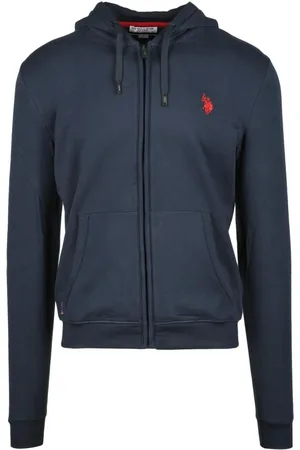 U.S. Polo Assn. Sweathshirts & Hoodies, Herre, Blå, L, Bomuld, Sweatshirts