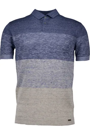 Gentiluomo Top, Herre, Blå, M, Polo Bluser
