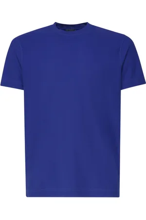 ZANONE Top, Herre, Blå, 3XL, Bomuld, T-shirts