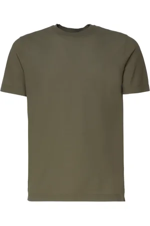 ZANONE Top, Herre, Grøn, S, Bomuld, T-shirts