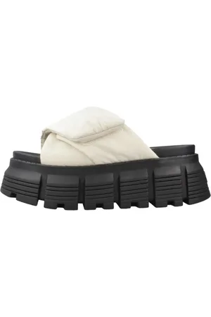 Buffalo Sko, Dame, Hvid, 40 EU, Uld, Sliders