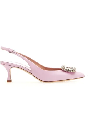 NINALILOU Sko, Dame, Lyserød, 37 1/2 EU, Læder, Pumps