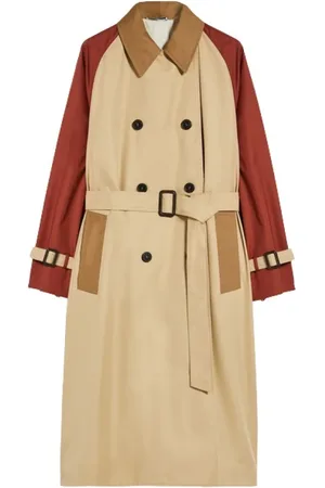 Max Mara Frakke, Dame, Flerfarvet, 2XS, Bomuld, Trench Frakker