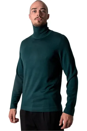 Drykorn Strik, Herre, Grøn, 2XL, Grøn Turtleneck Sweater Joey