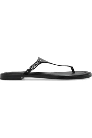 Michael Kors Sko, Dame, Sort, 36 EU, Læder, Daniella Læder Flip-Flops