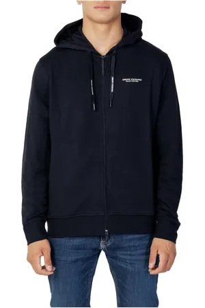 Armani Exchange Sweathshirts & Hoodies, Herre, Blå, M, Bomuld, Sweatshirts