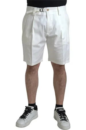Dolce & Gabbana Shorts, Herre, Hvid, XS, Bomuld, Casual Shorts