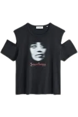 OUR LEGACY Top, Dame, Sort, S, Bomuld, Klassisk Hvid Bomulds T-shirt