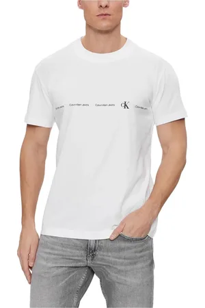 Calvin Klein Top, Herre, Hvid, 2XL, Bomuld, T-shirts