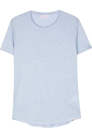 Orlebar Brown Top, Herre, Blå, S, Uld, T-shirts