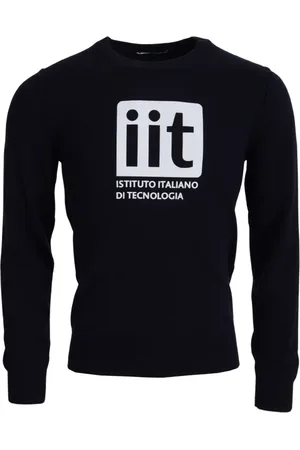 Dolce & Gabbana Sweathshirts & Hoodies, Herre, Blå, 4XL, Cashmere, Sweatshirts