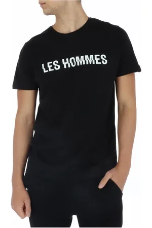 Les Hommes Top, Herre, Sort, M, Bomuld, T-shirts
