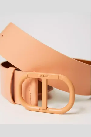 Twin-Set Tilbehør, Dame, , S, Uld, Oval T Canyon Sunset Bælte