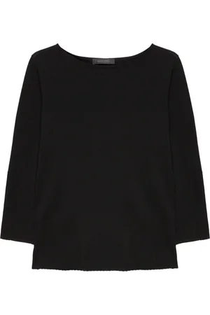 Elena Miro Top, Dame, Sort, S, Uld, Sweatshirts