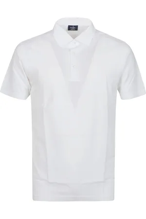 BARBA Top, Herre, Hvid, M, Bomuld, Polo Bluser