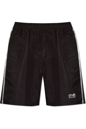 Golden Goose Shorts, Herre, Sort, XL, Uld, Shorts med logo