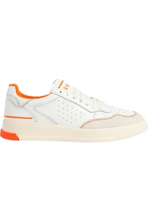 Ghoud Sko, Dame, Flerfarvet, 45 EU, Moderne hvid/orange løbesko