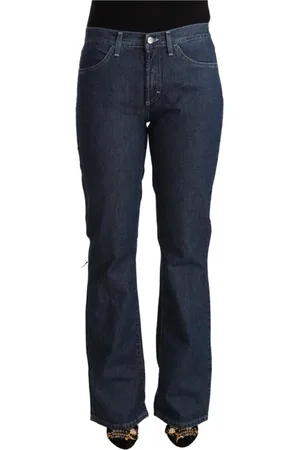 Gianfranco Ferré Jeans, Dame, Blå, W31, Bomuld, Boot-cut Jeans