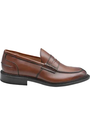 TRICKERS Sko, Herre, Brun, 41 1/2 EU, Læder, Brændt kastanje Loafers James Regular