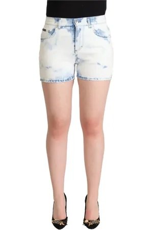Dolce & Gabbana Shorts, Dame, Hvid, XS, Denim, Denim Shorts