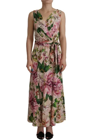 Dolce & Gabbana Kjole, Dame, Flerfarvet, M, Maxi Dresses