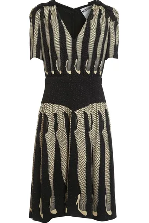 Moschino Kjole, Dame, Flerfarvet, M, Midi Dresses