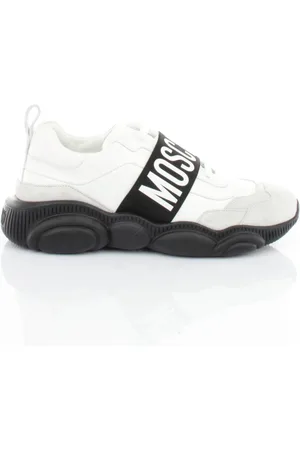 Moschino Sko, Herre, Flerfarvet, 42 EU, Uld, Fantasy Sneakers til mænd med logo bånd
