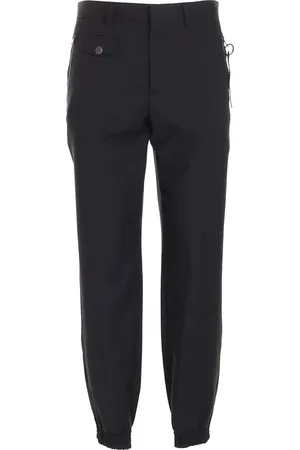 Moschino Bukser, Herre, Sort, 2XL, Uld, Slim-fit Bukser
