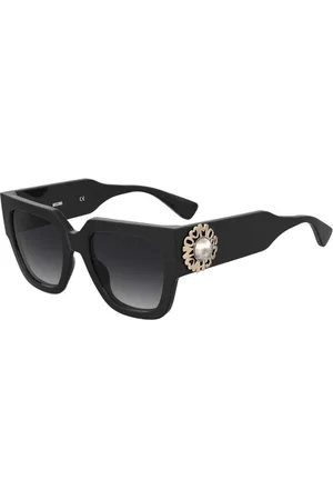 Moschino Tilbehør, unisex, Sort, 52 MM, Solbriller