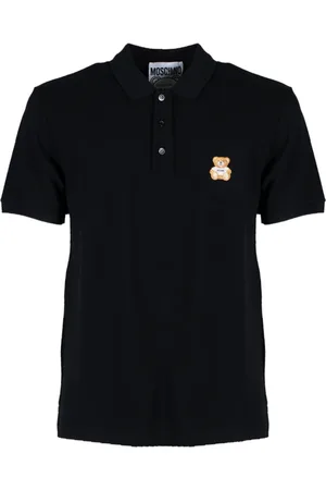 Moschino Top, Herre, Sort, XL, Bomuld, Polo Bluser