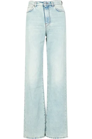 Mauro Grifoni Jeans, Dame, Blå, W28, Denim, Straight Jeans