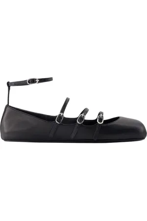 Alexander McQueen Sko, Dame, Sort, 35 EU, Læder, Ballerinas