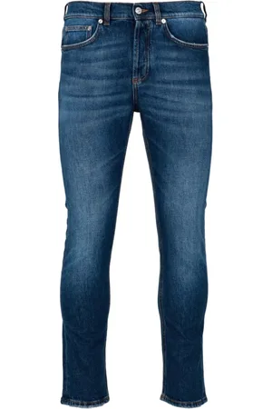 Mauro Grifoni Jeans, Herre, Blå, W38, Denim, Slim-fit Jeans