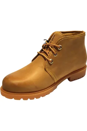 Panama Jack Sko, Herre, Gul, 43 EU, Læder, Lace-up Støvler