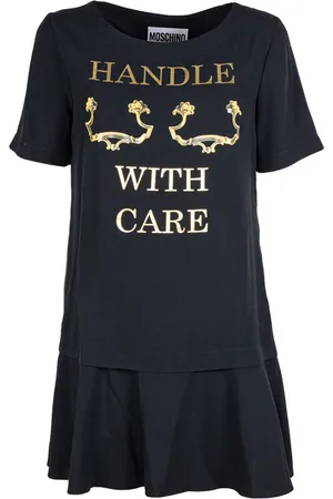Moschino Kjole, Dame, Sort, XS, Korte kjoler