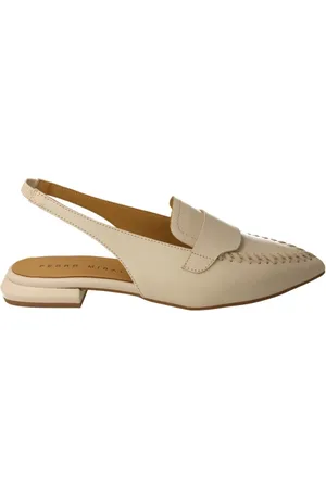 Pedro Miralles Sko, Dame, Hvid, 36 EU, Uld, Loafers