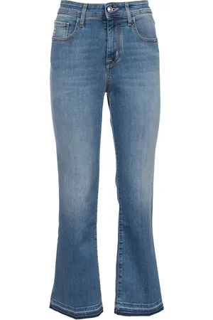 Jacob Cohen Jeans, Dame, Blå, W29, Uld, Flared Jeans