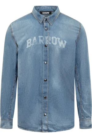 BARROW Skjorte, Herre, Blå, S, Denim, Denim Bluser