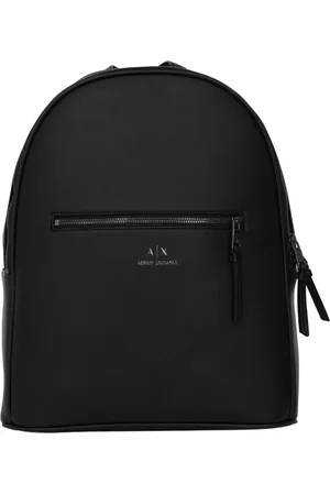 Armani Exchange Taske, Herre, Sort, ONE SIZE, Uld, Sort Herre Rygsæk Front Logo