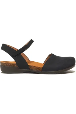 Dansko Sko, Dame, Sort, 36 EU, Sort Nabuk Rowan Sporty Sandaler